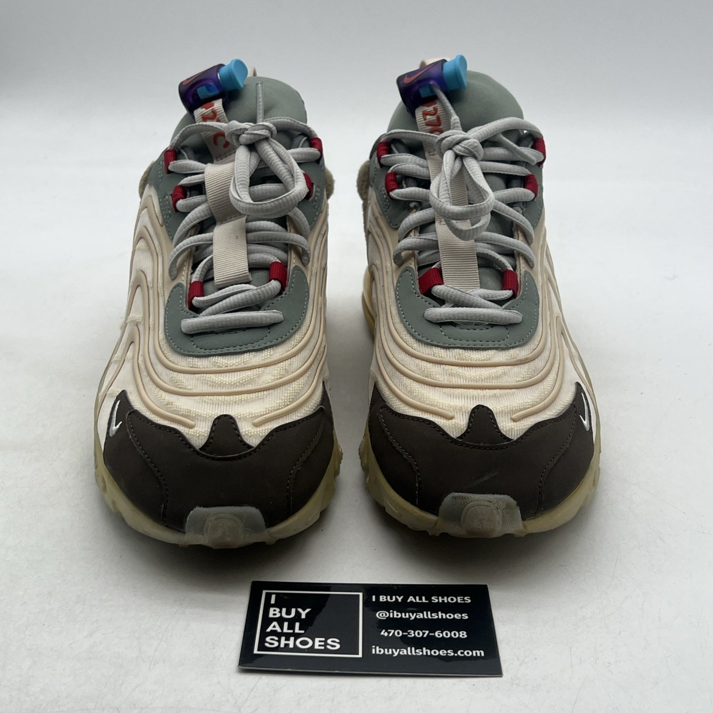 Size 9.5 - Travis Scott x Nike Air Max 270 React ENG Cactus Trails (CT2864-200)