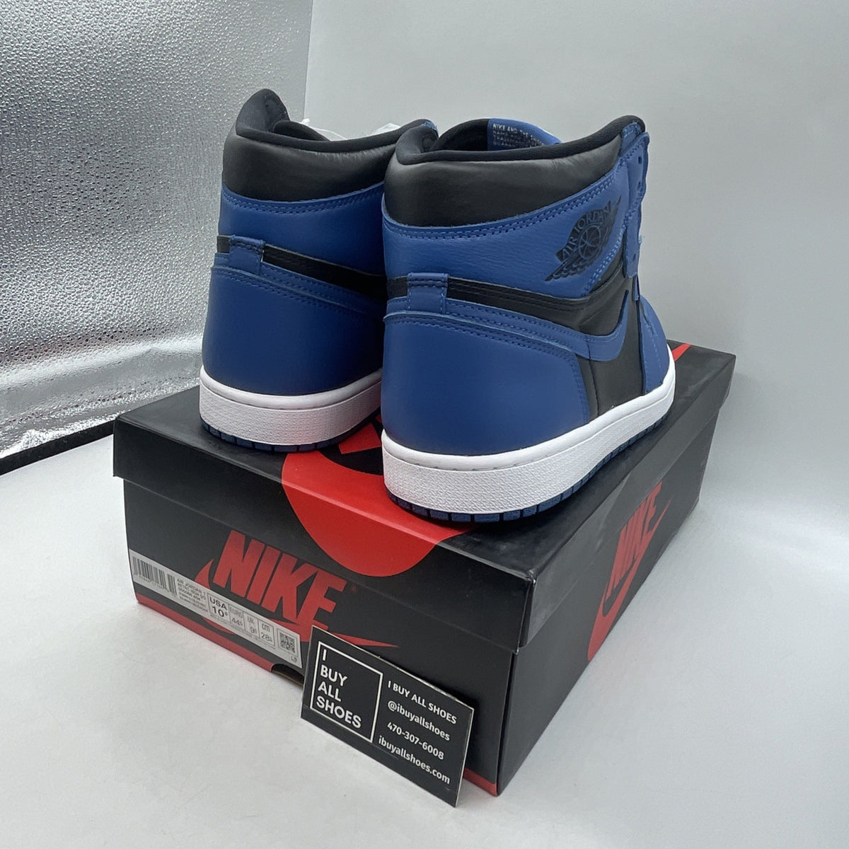 Size 10.5 - Air Jordan 1 Retro OG High Dark Marina Blue (555088-404)