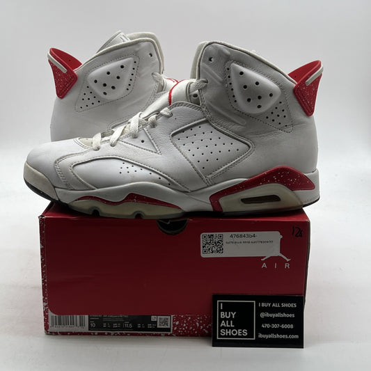 Size 10 - Jordan 6 White and University Red (CT8529-162)