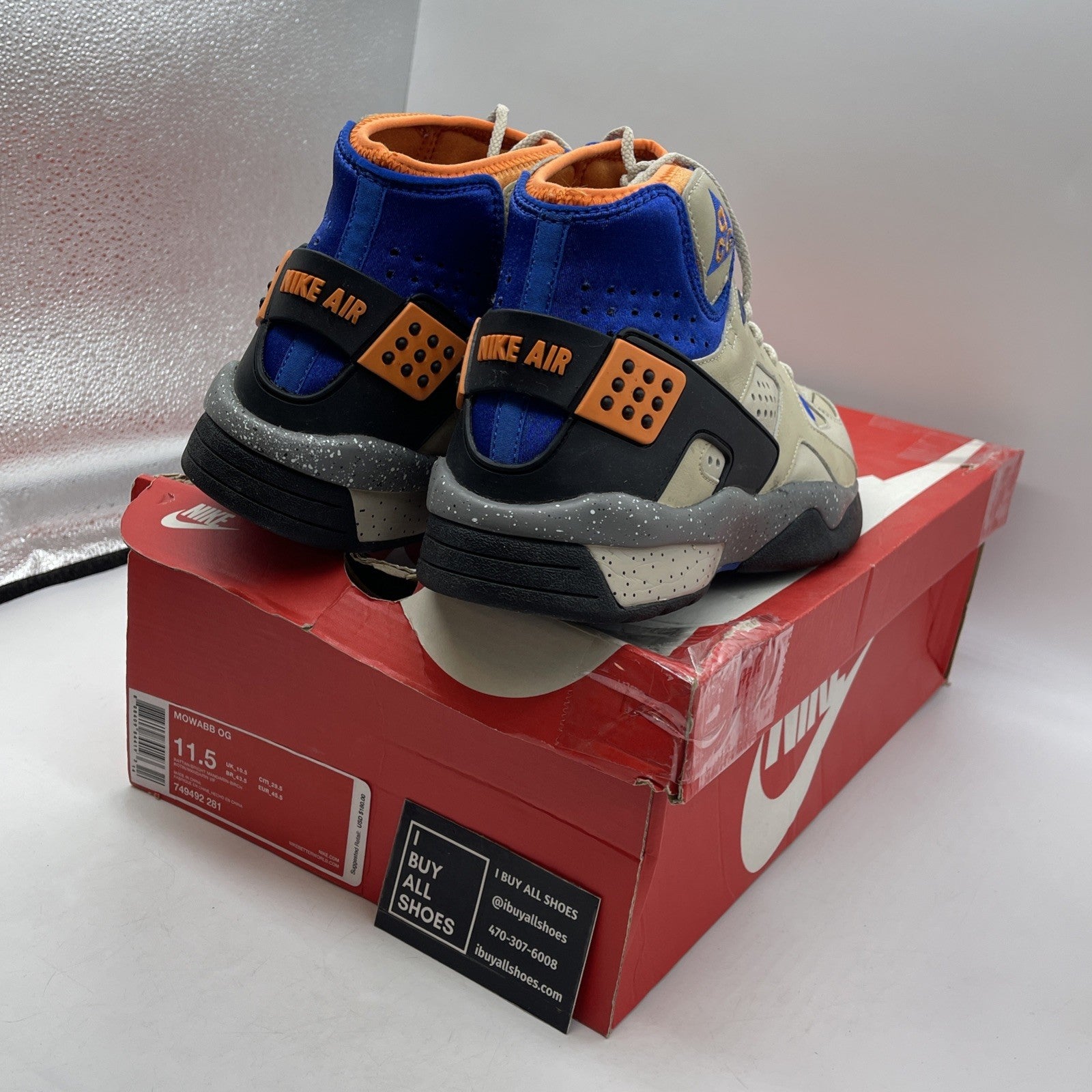 Size 11.5 - Nike ACG Air Mowabb OG 2015 Rattan Birch (749492-281)