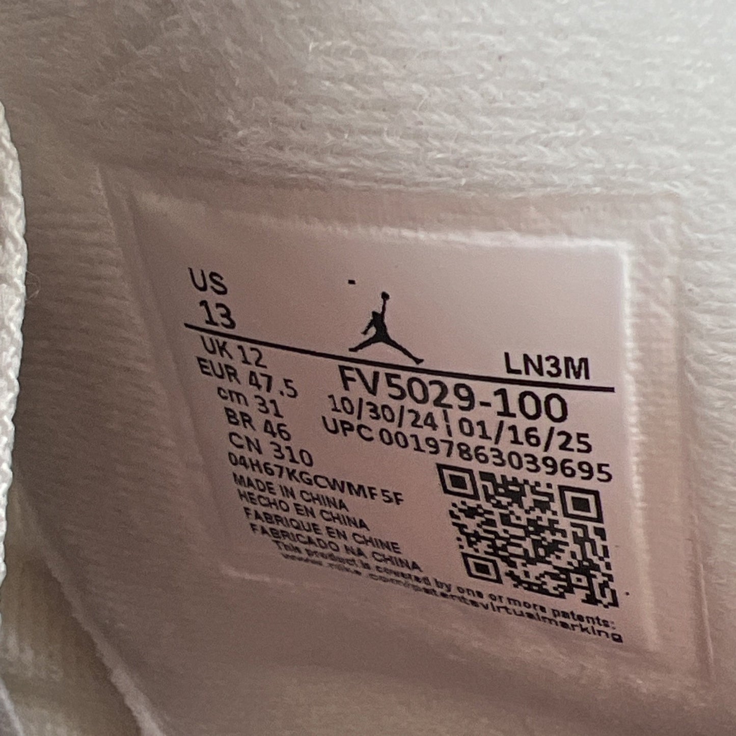 Size 13 - Air Jordan 4 Retro OG 2025 White Cement (FV5029-100)