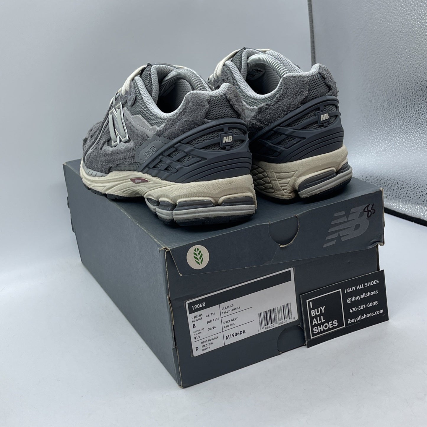 Size 8 - New Balance 1906D Protection Pack - Castlerock Grey (M1906DA)