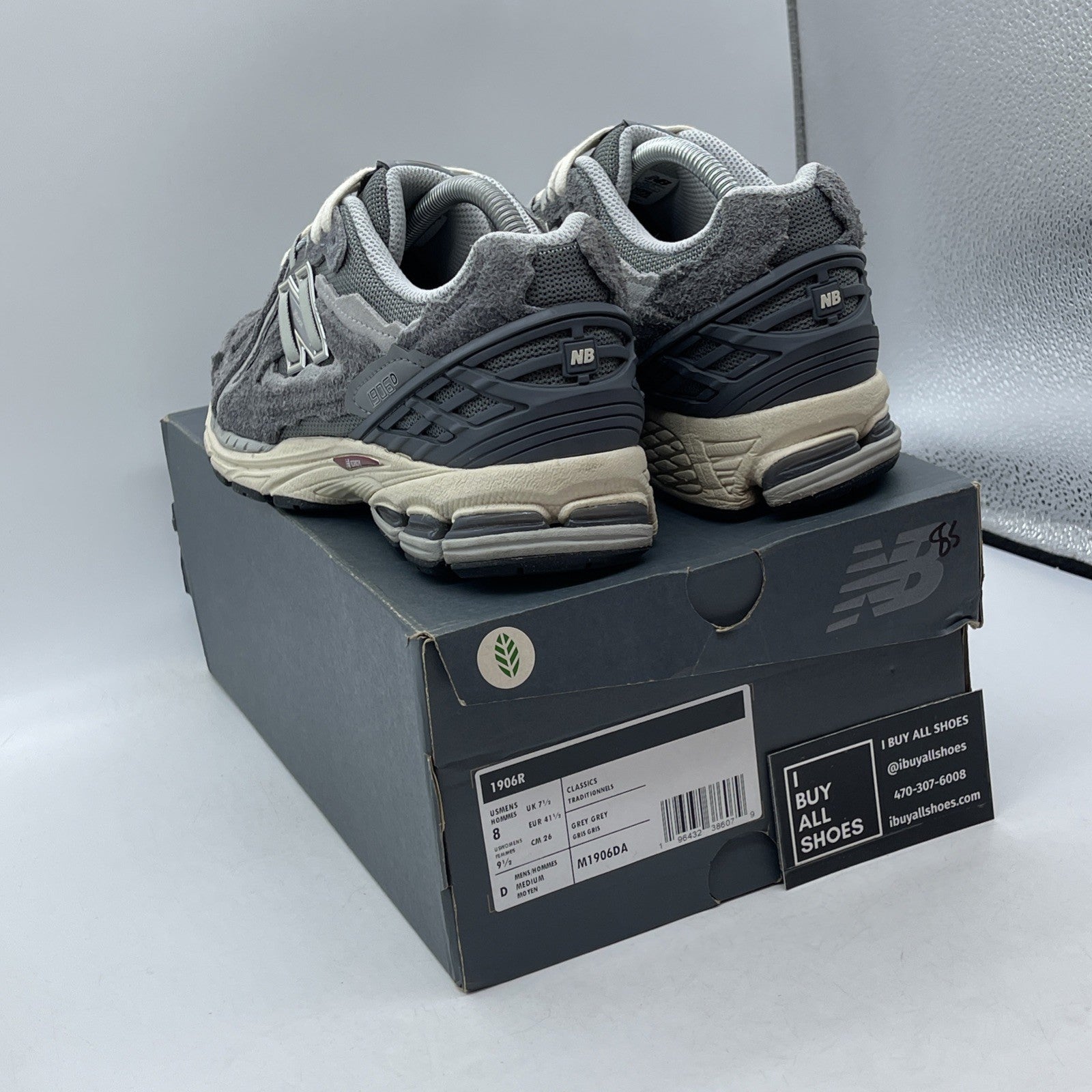 Size 8 - New Balance 1906D Protection Pack - Castlerock Grey (M1906DA)