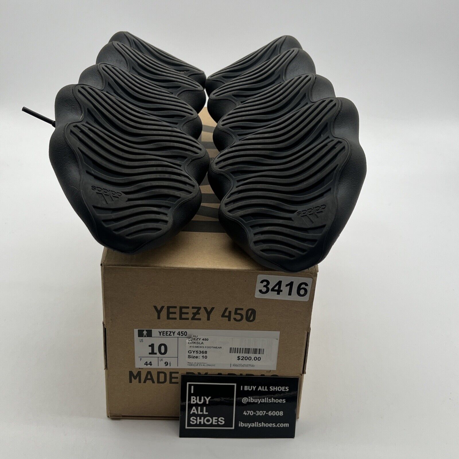 Size 10 - Adidas Yeezy 450 Dark Slate - (GY5368)