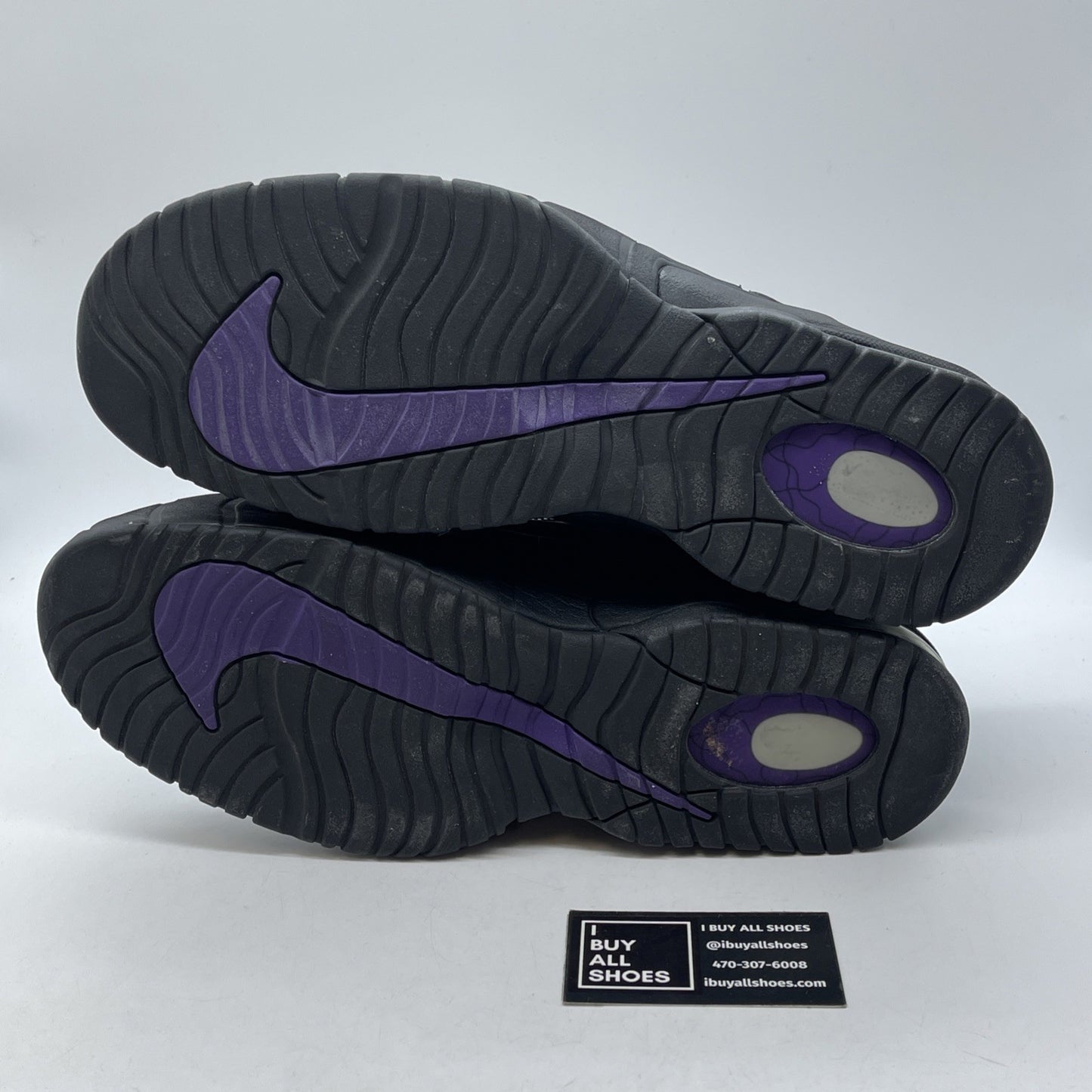 Size 13 - Nike Air Max Penny Phoenix Suns Purple Black Suede (311089-002)