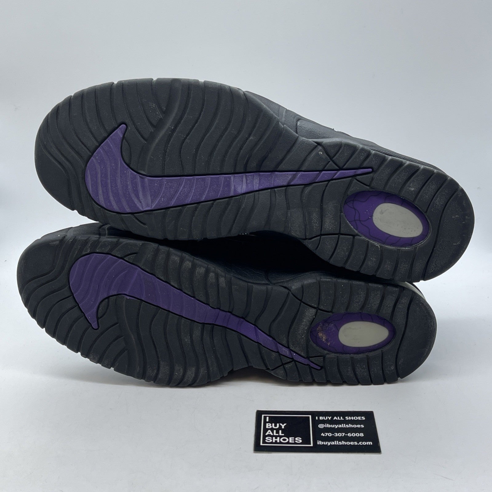 Size 13 - Nike Air Max Penny Phoenix Suns Purple Black Suede (311089-002)