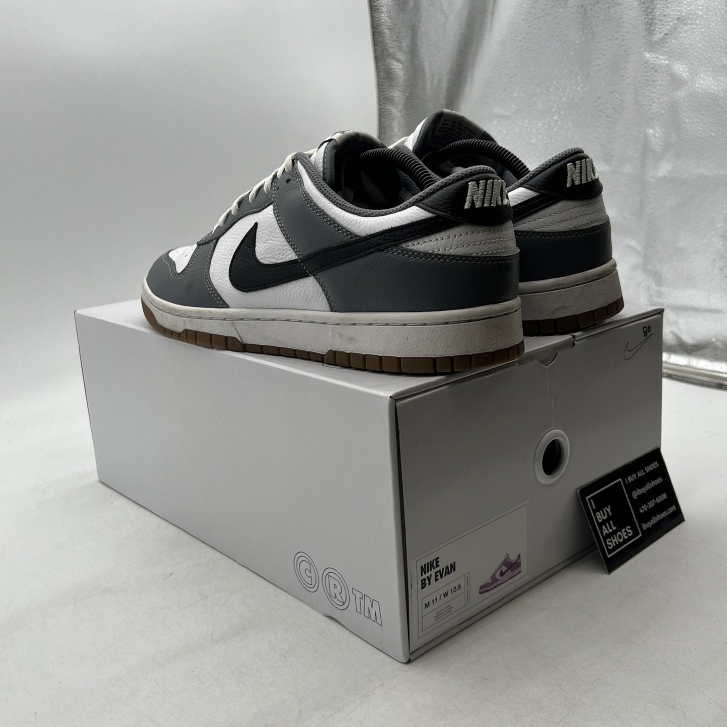 Size 11 - Nike Dunk Low ID By You Men’s Gum White Black Grey (FN0569-900)