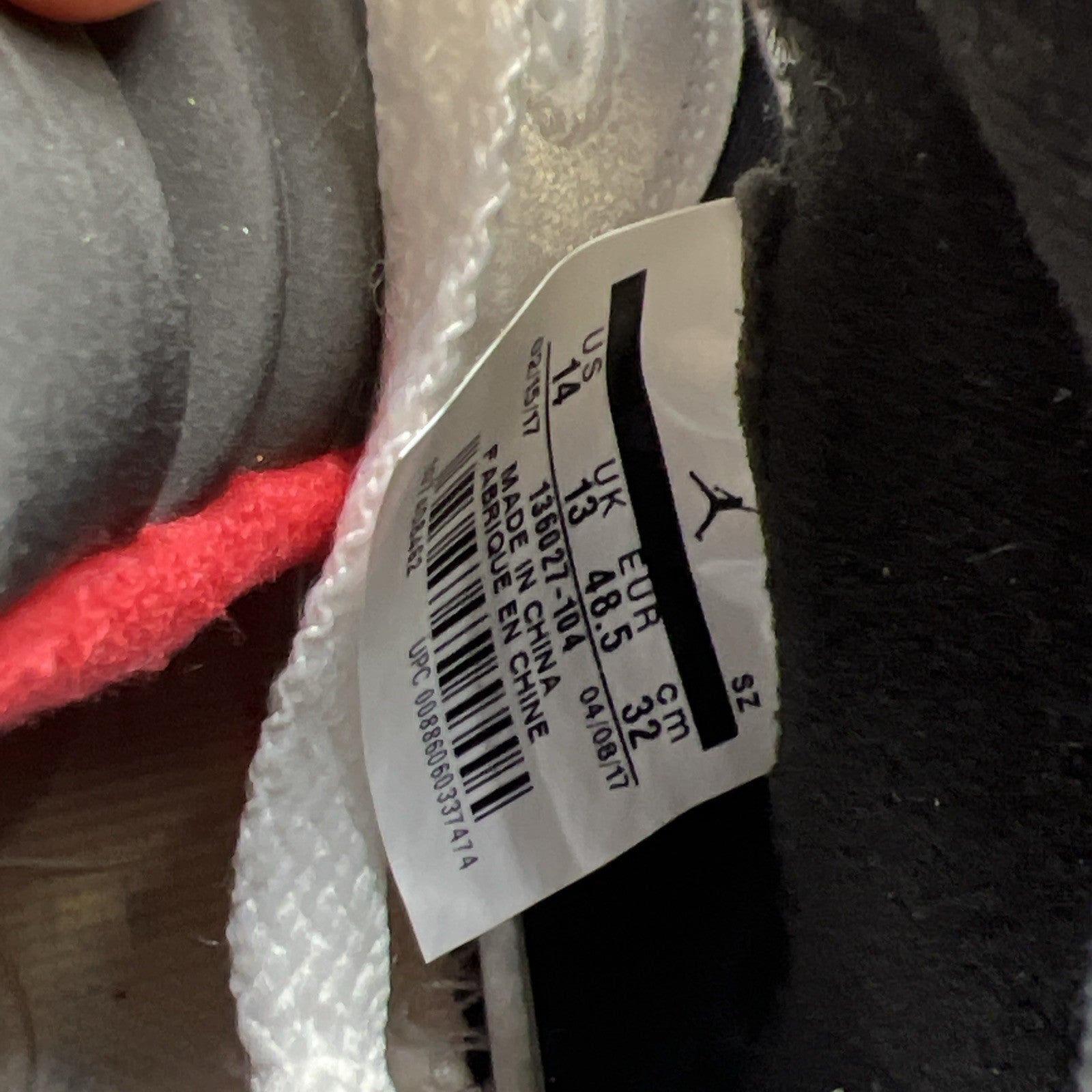 Size 14 - Air Jordan 5 Retro White Cement (136027-104)