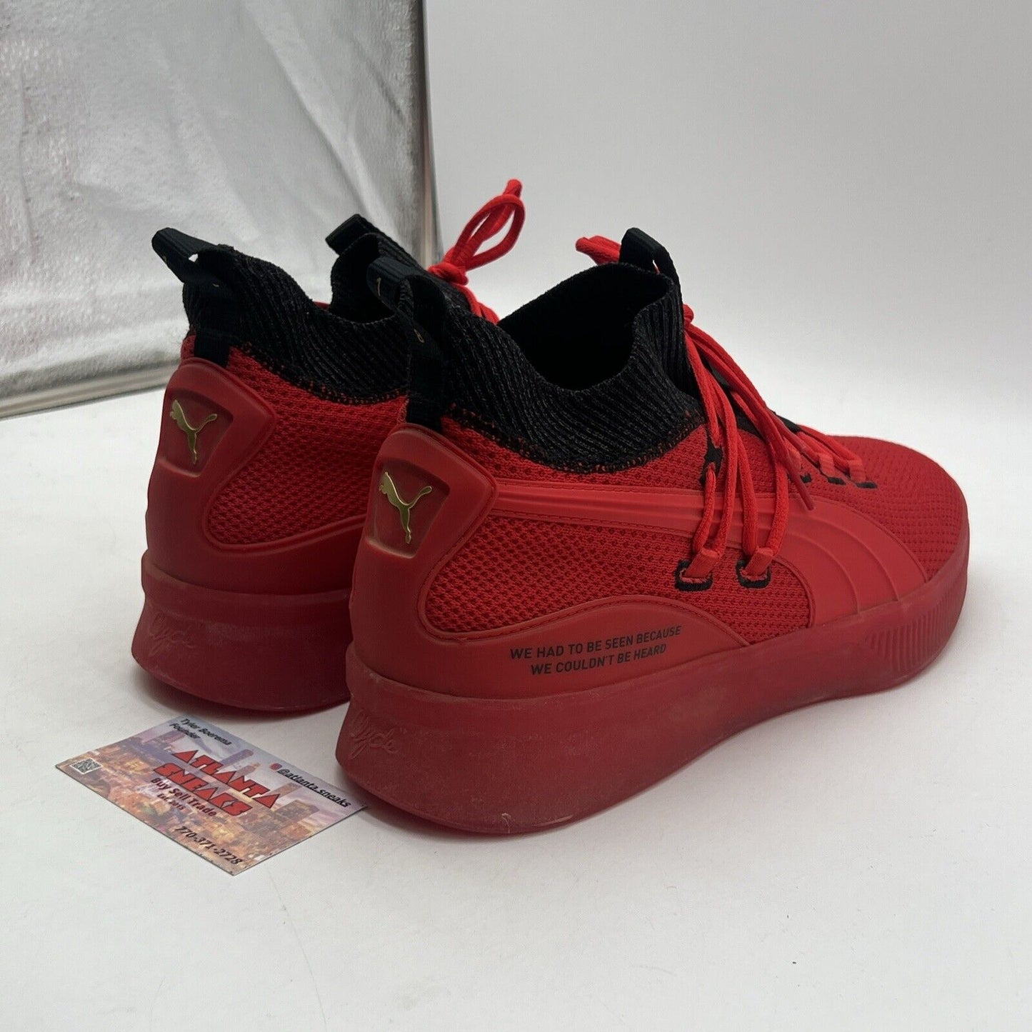 Size 11 - PUMA Clyde Court #REFORM Red Black (193461-01)