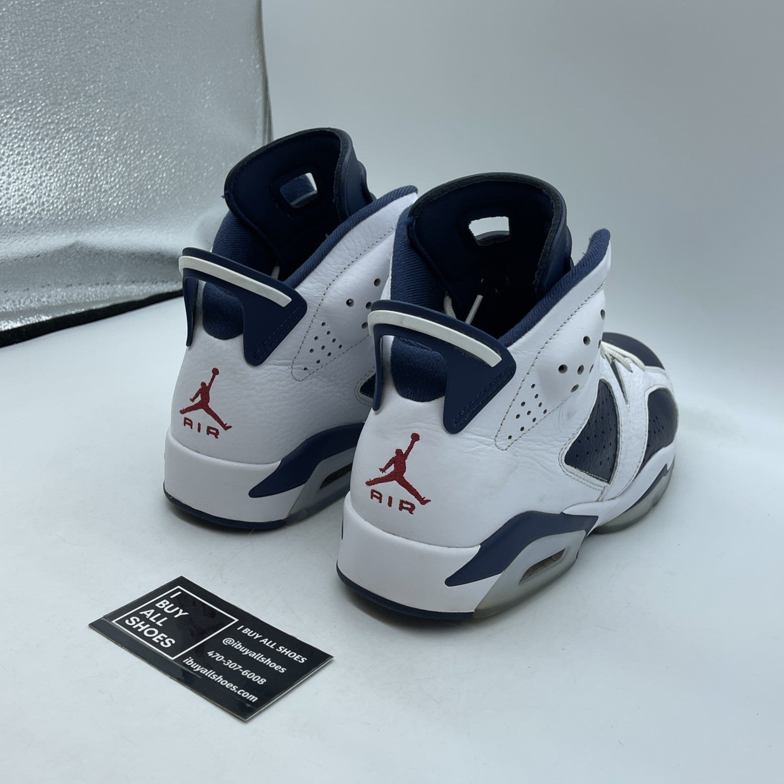 Size 9.5 - Air Jordan 6 Retro 2024 Olympic Blue White Leather (CT8529-164