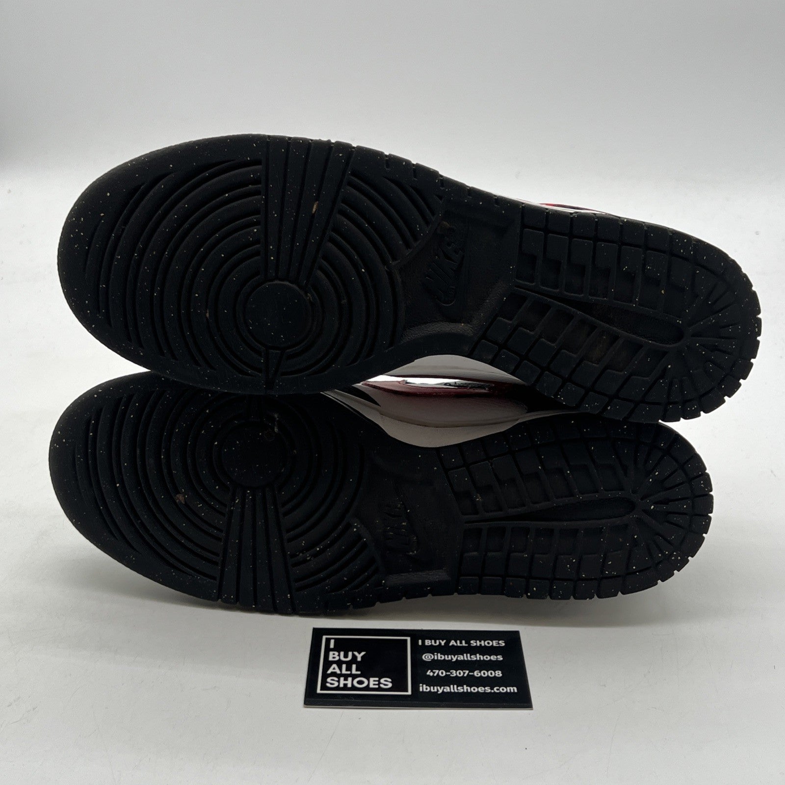 Size 8.5 - Nike Dunk Low Black White Red (FB3354-001)