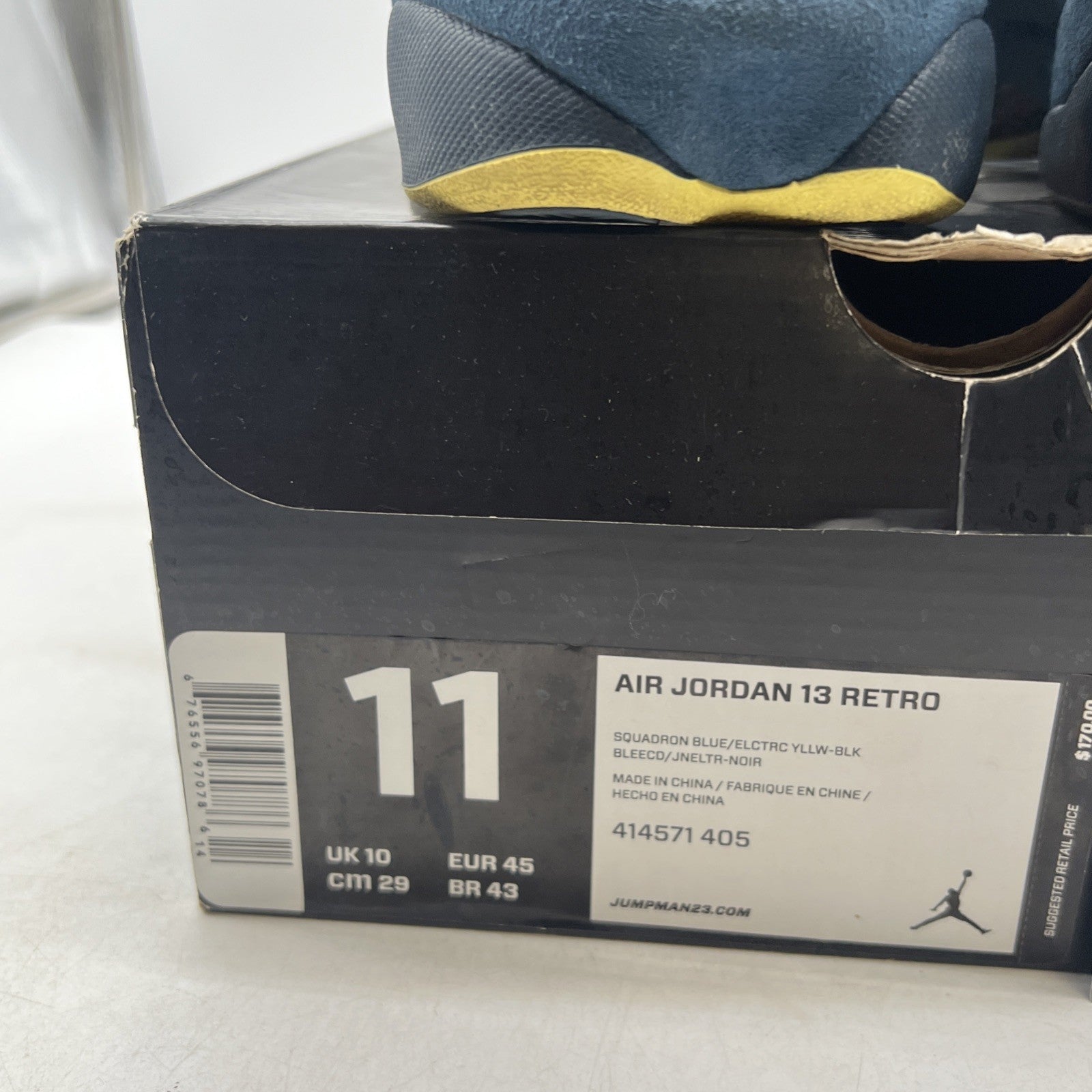 Size 11 - Air Jordan 13 Retro Squadron Blue (414571-405)