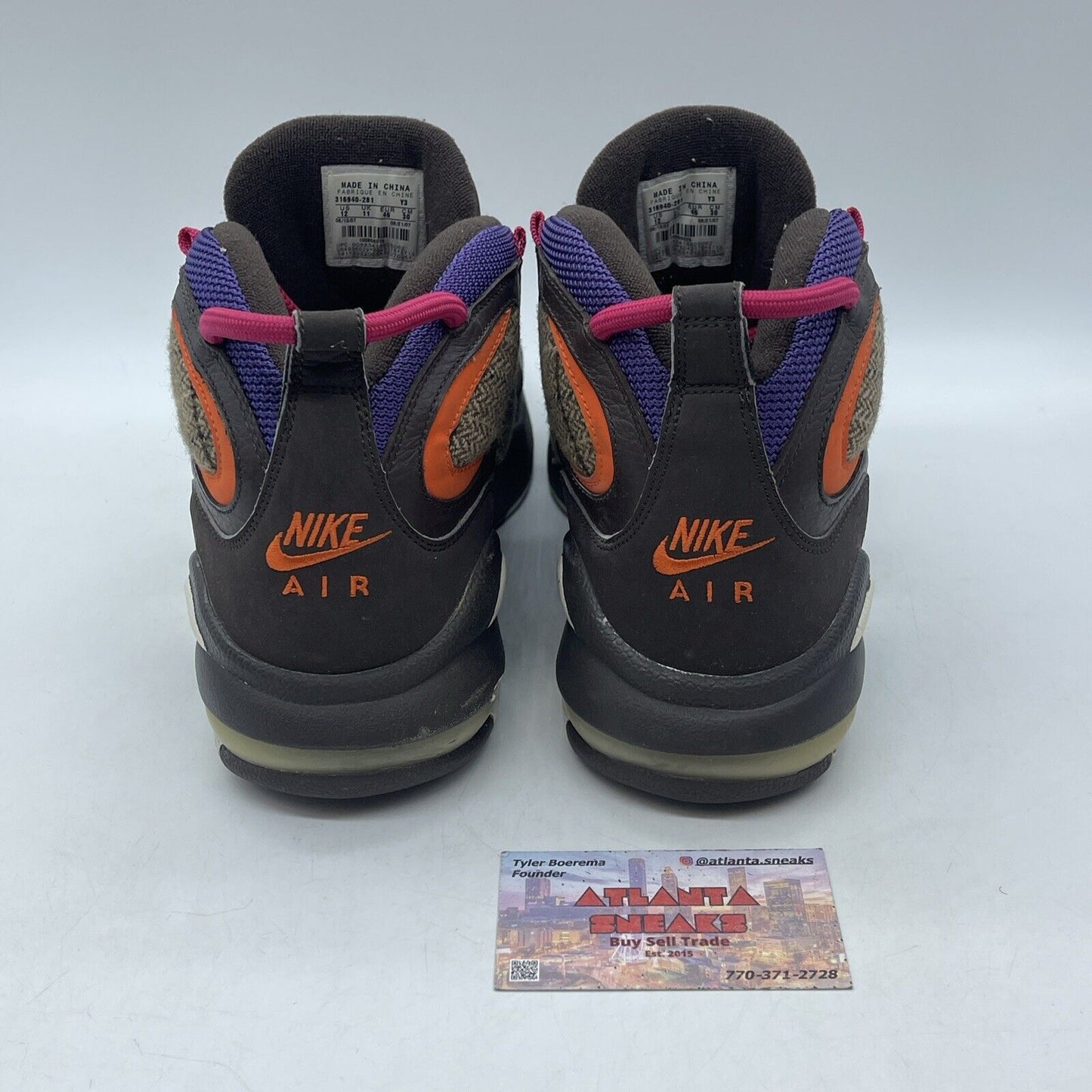 Size 12 - Nike Air CB 34 Brown Orange Suede White Pink Leather  (316940-281)