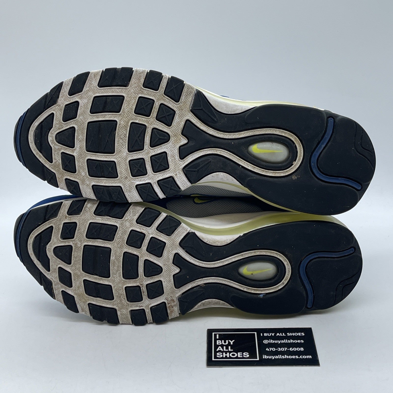 Size 10.5 - Nike Air Max 97 Atlantic Blue Grey Suede (921826-401)