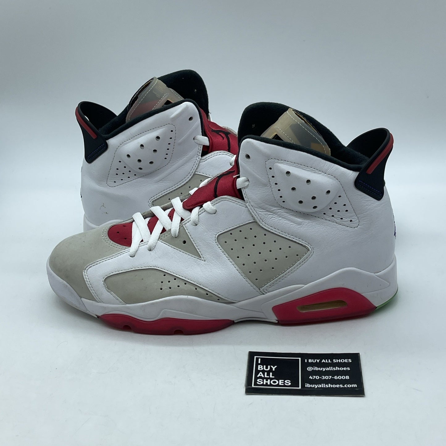 Size 12 - Air Jordan 6 Retro Hare White Purple Suede Leather (CT8529-062)