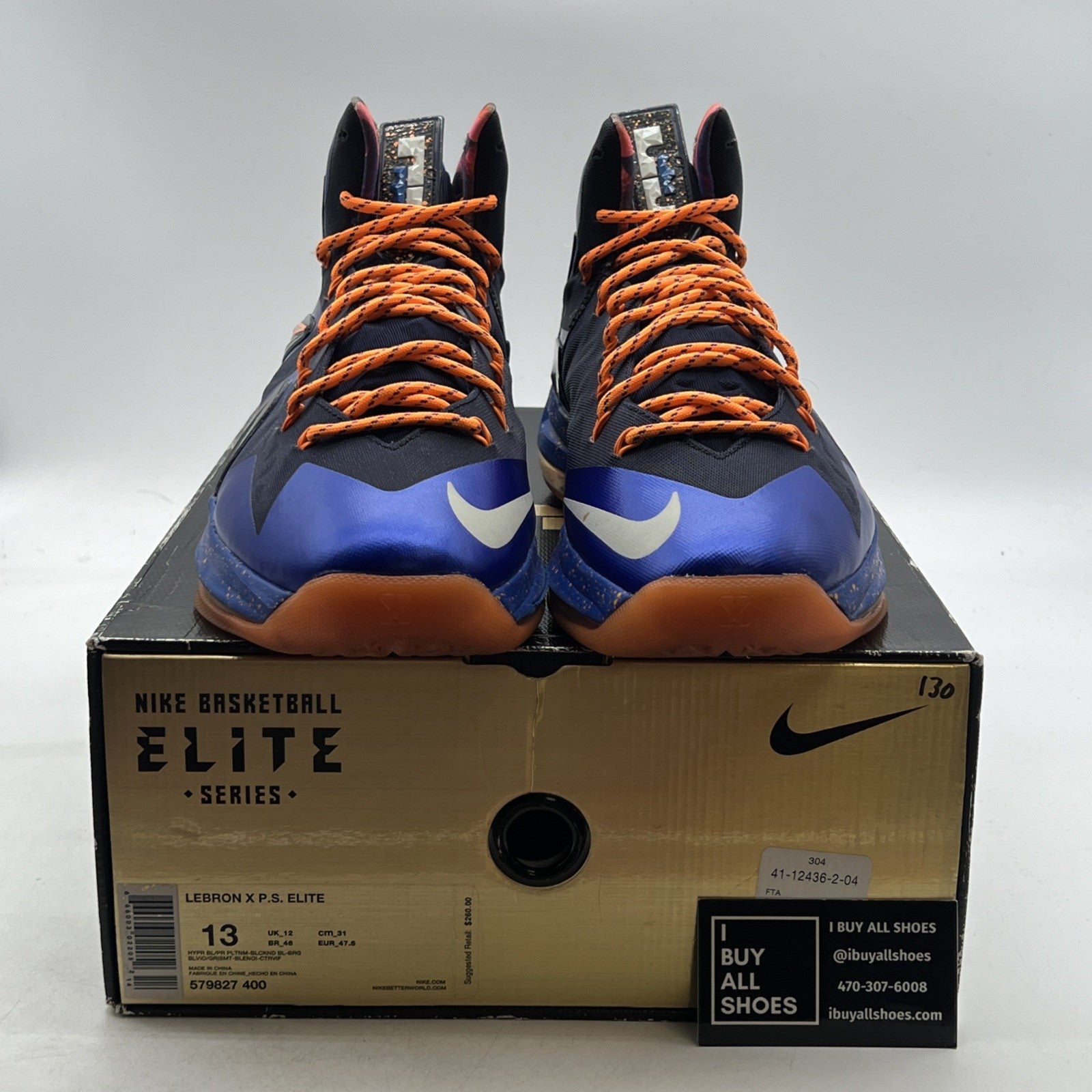 Size 13 - Nike LeBron 10 P.S Elite Superhero (579827-400)