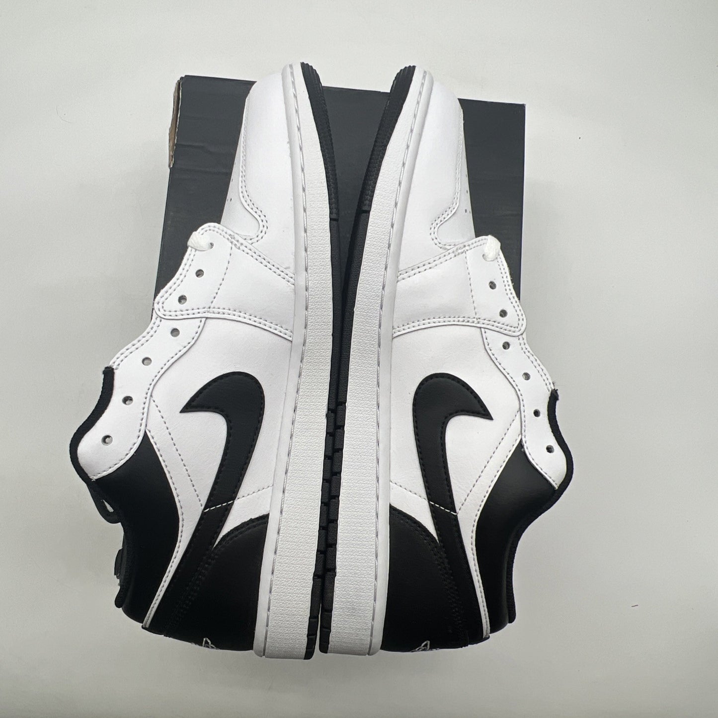Size 12 - Air Jordan 1 Low White Black (553558-132)