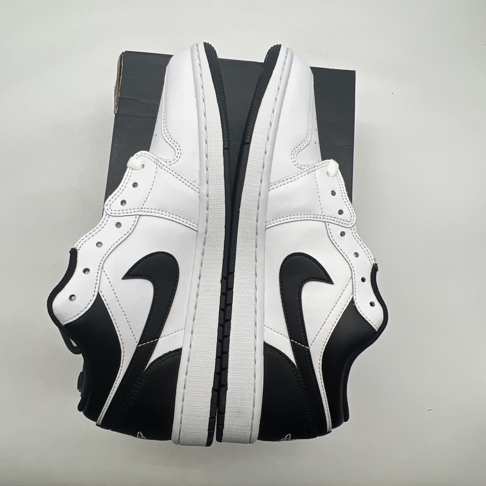 Size 12 - Air Jordan 1 Low White Black (553558-132)