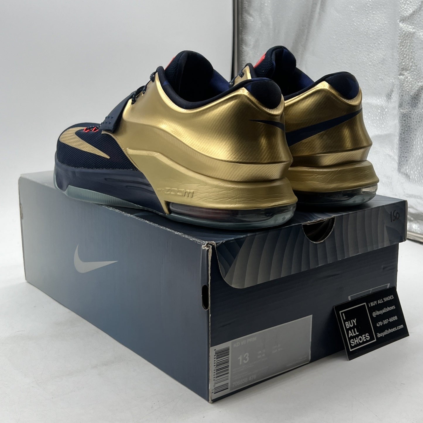 Size 13 - Nike KD 7 Prm Gold Medal (706858-476)