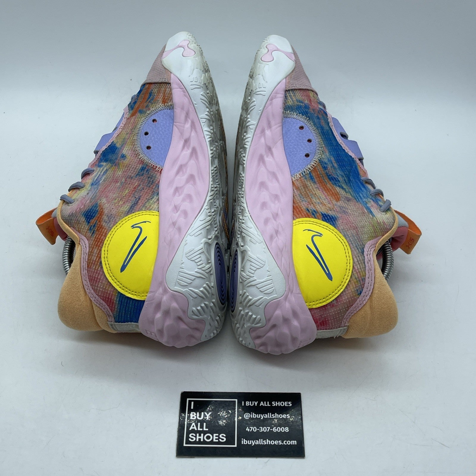 Size 11 - Nike PG 6 Painted Swoosh Blue Pink Suede Leather (DO9824-100)