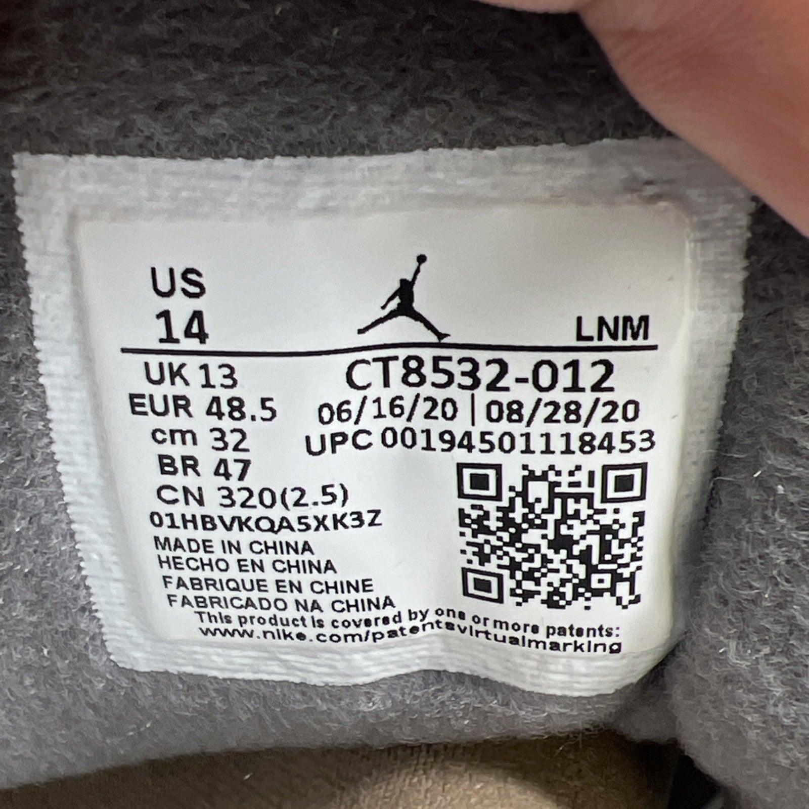 Size 14 - Air Jordan 3 Retro Mid Cool Grey (CT8532-012)