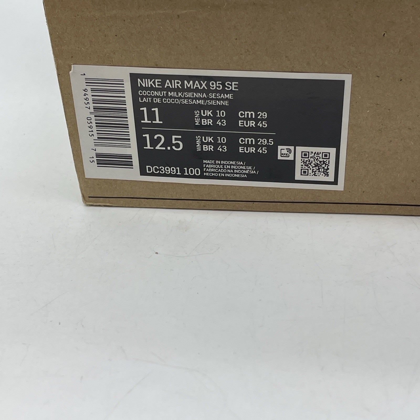 Size 11 - Nike Air Max 95 SE Cork Brown Suede (DC3991-100)