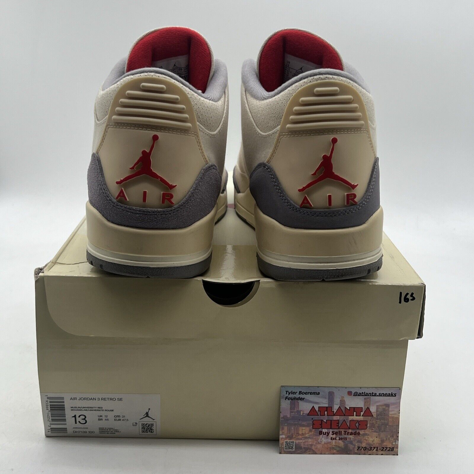 Size 13 - Air Jordan 3 Muslin (DH7139-100)