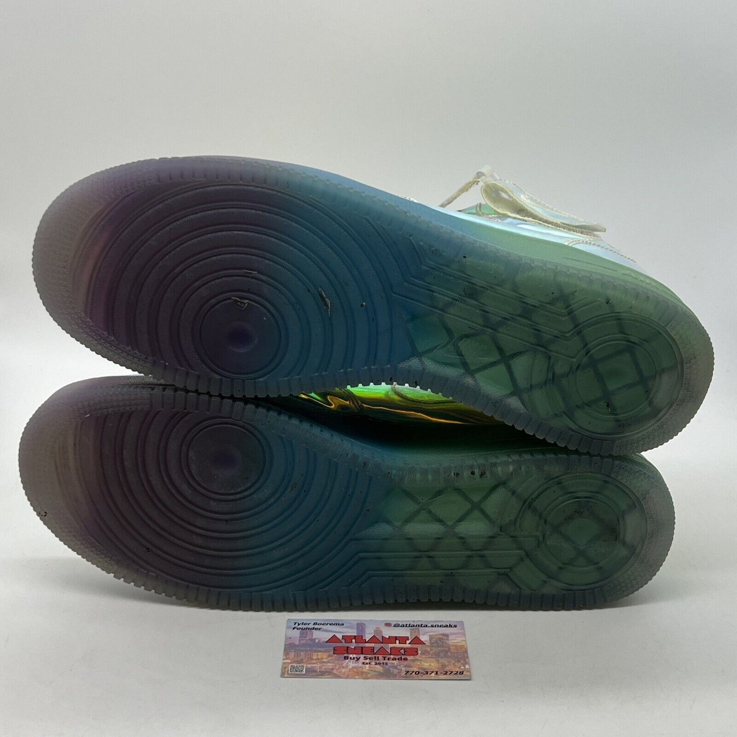 Size 14 - Nike Air Force 1 Mid Iridescent ID (779425-991)