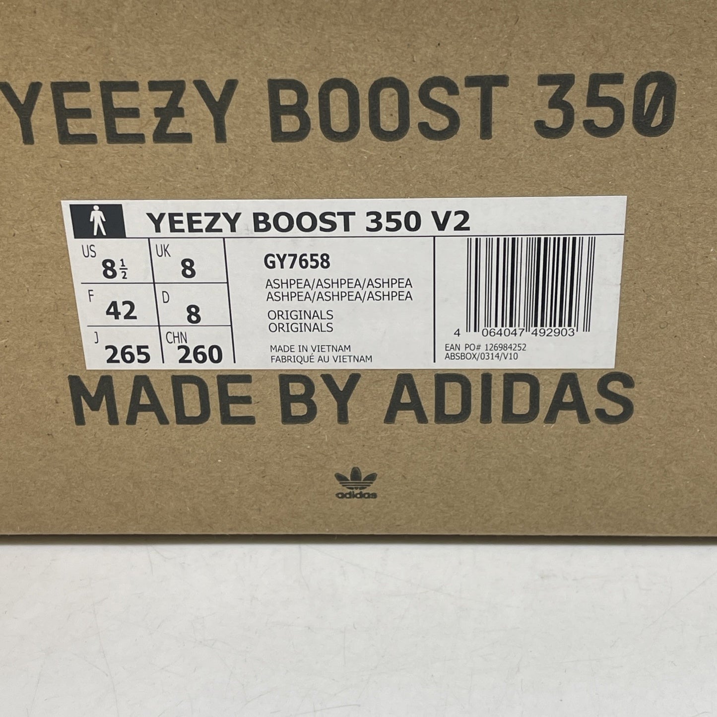 Size 8.5 - adidas Yeezy Boost 350 V2 Ash Pearl Purple Yellow (BY7658)