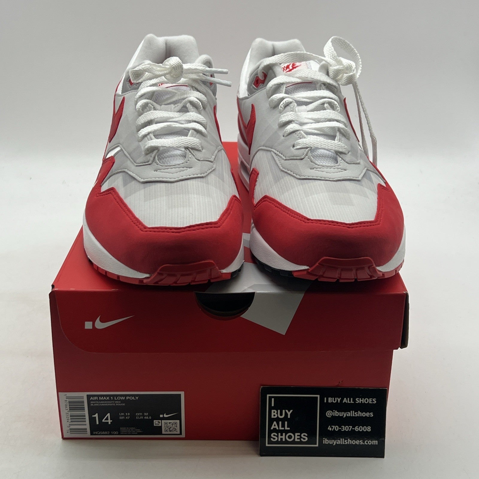 Size 14 - Nike Air Max 1 Low Poly (HQ5882-100)