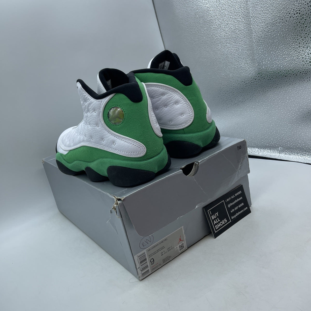 Size 9 - Air Jordan 13 Retro Lucky Green 2020 (DB6537-113)