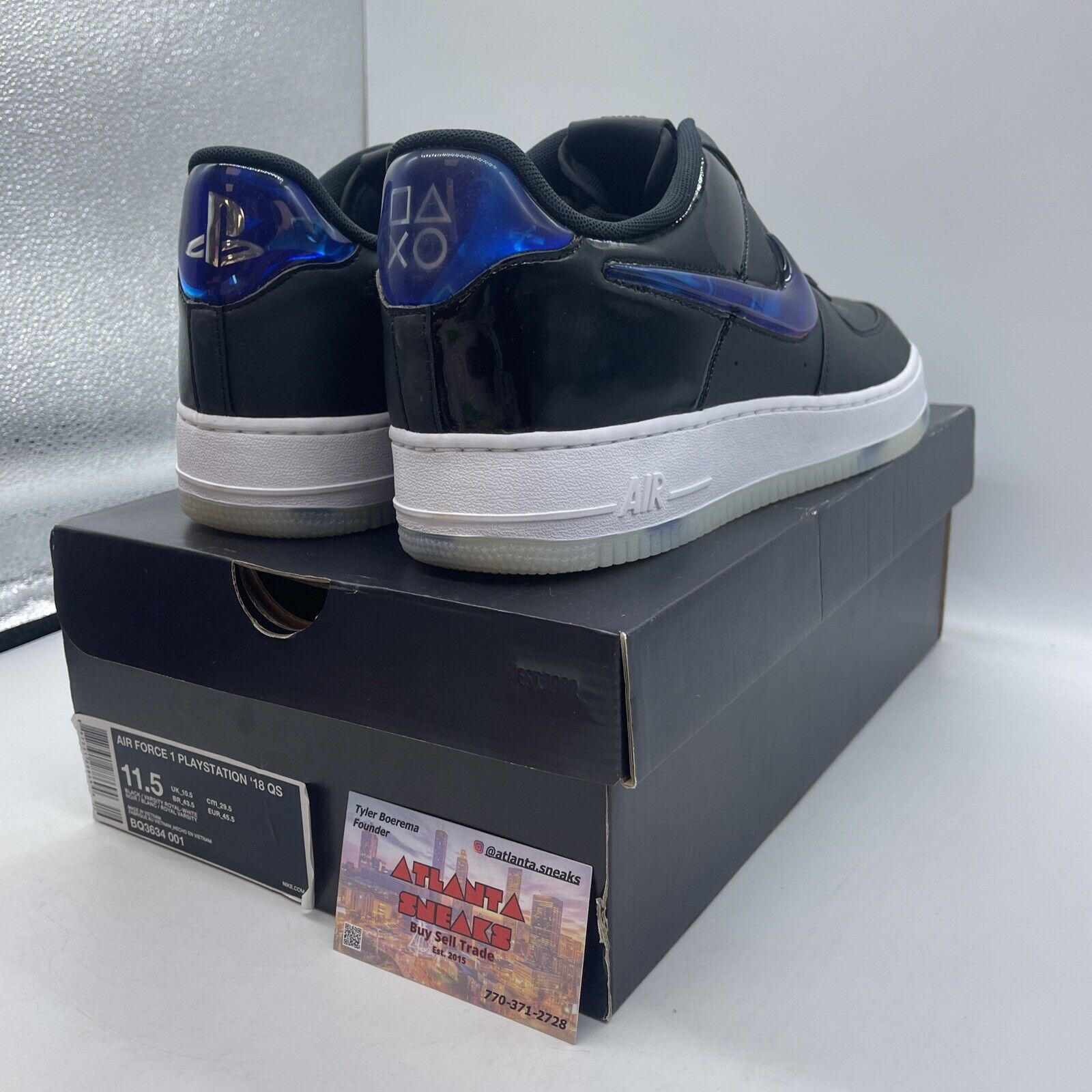 Size 11.5 - Nike Playstation x Air Force 1 '18 QS Low Playstation (BQ3634-001)