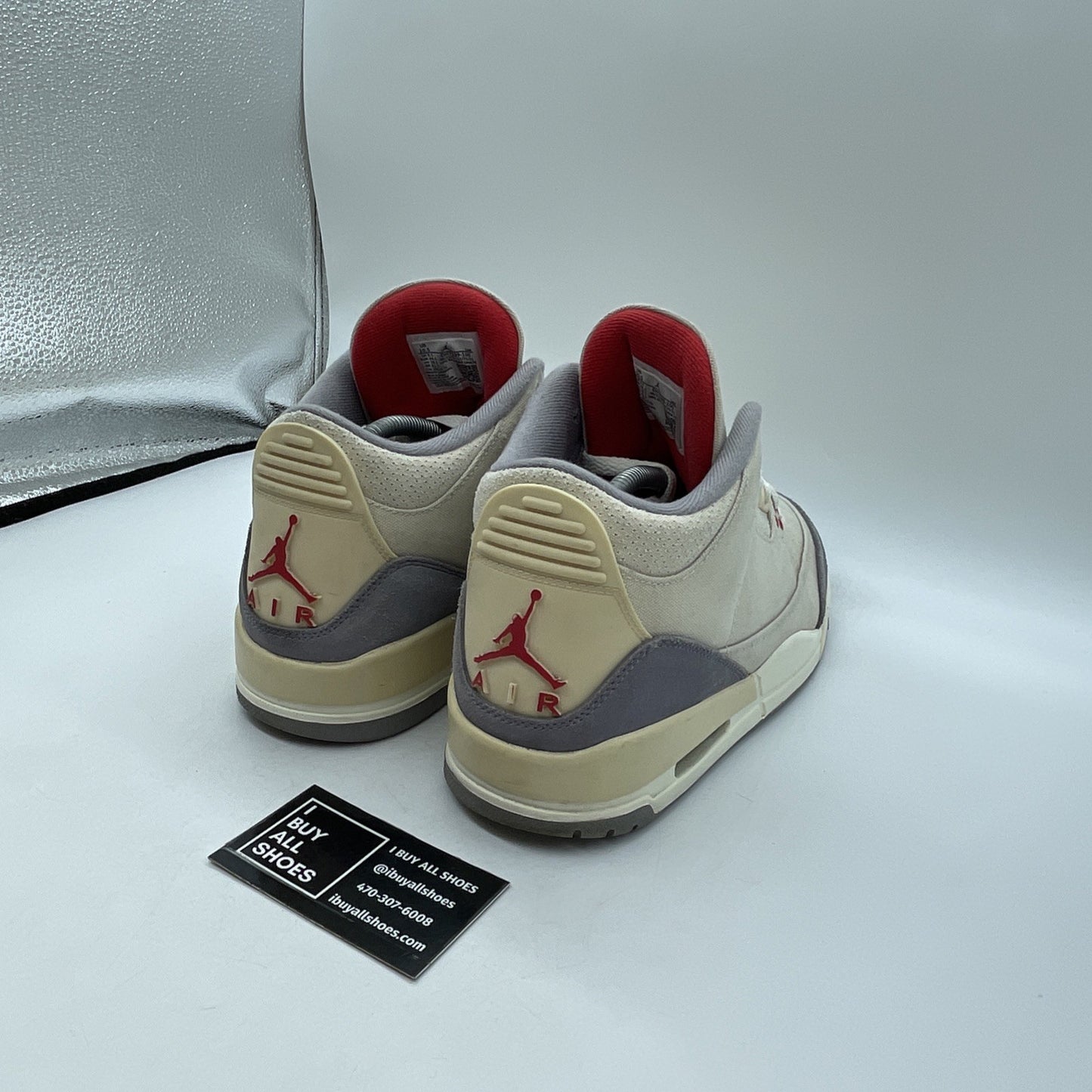 Size 10.5 - Jordan 3 Muslin Tan Grey Suede Suede Leather (DH7139-100)