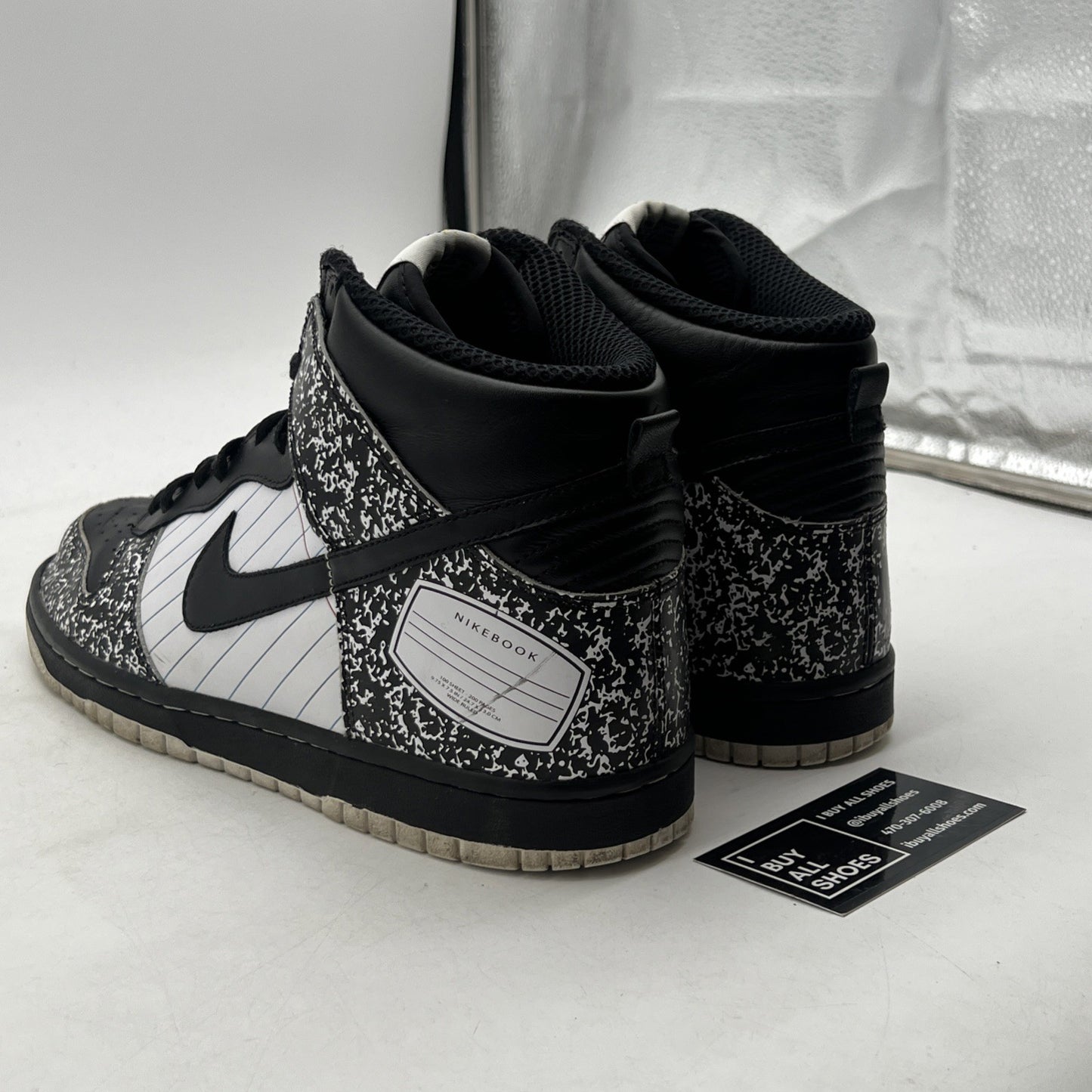 Size 11.5 - Nike Dunk Premium High Nikebook (316923-101)