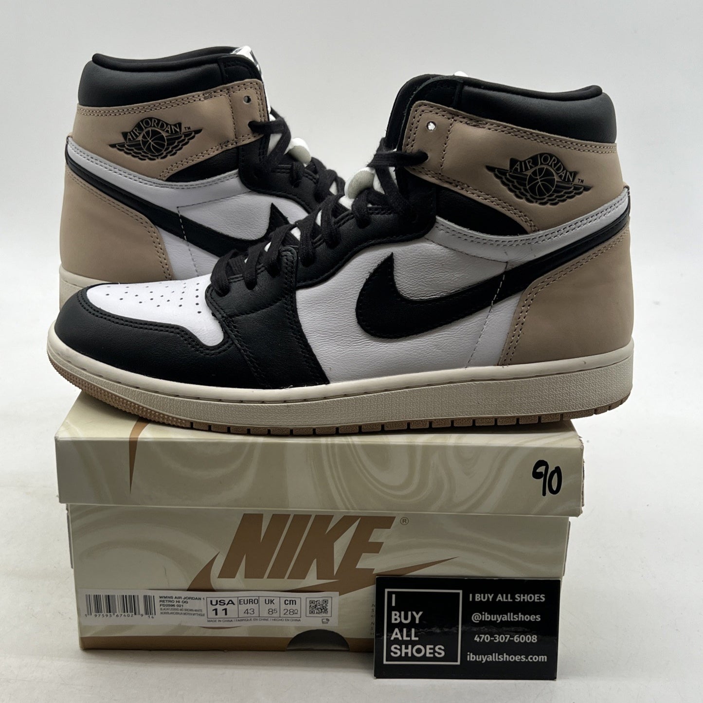 Size 11 - Air Jordan 1 Retro OG High Latte W (FD2596-021)