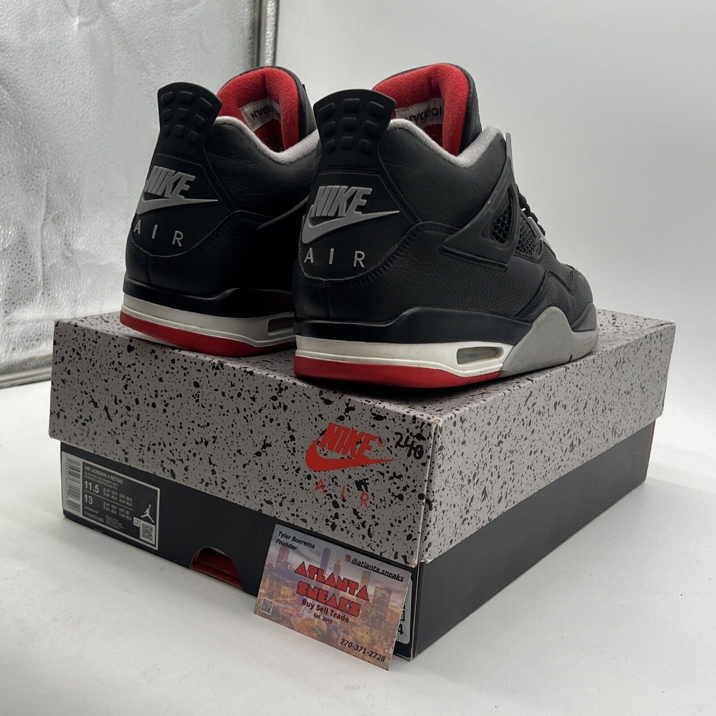 Size 11.5 - Air Jordan 4 Retro Bred Reimagined (FV5029-006)