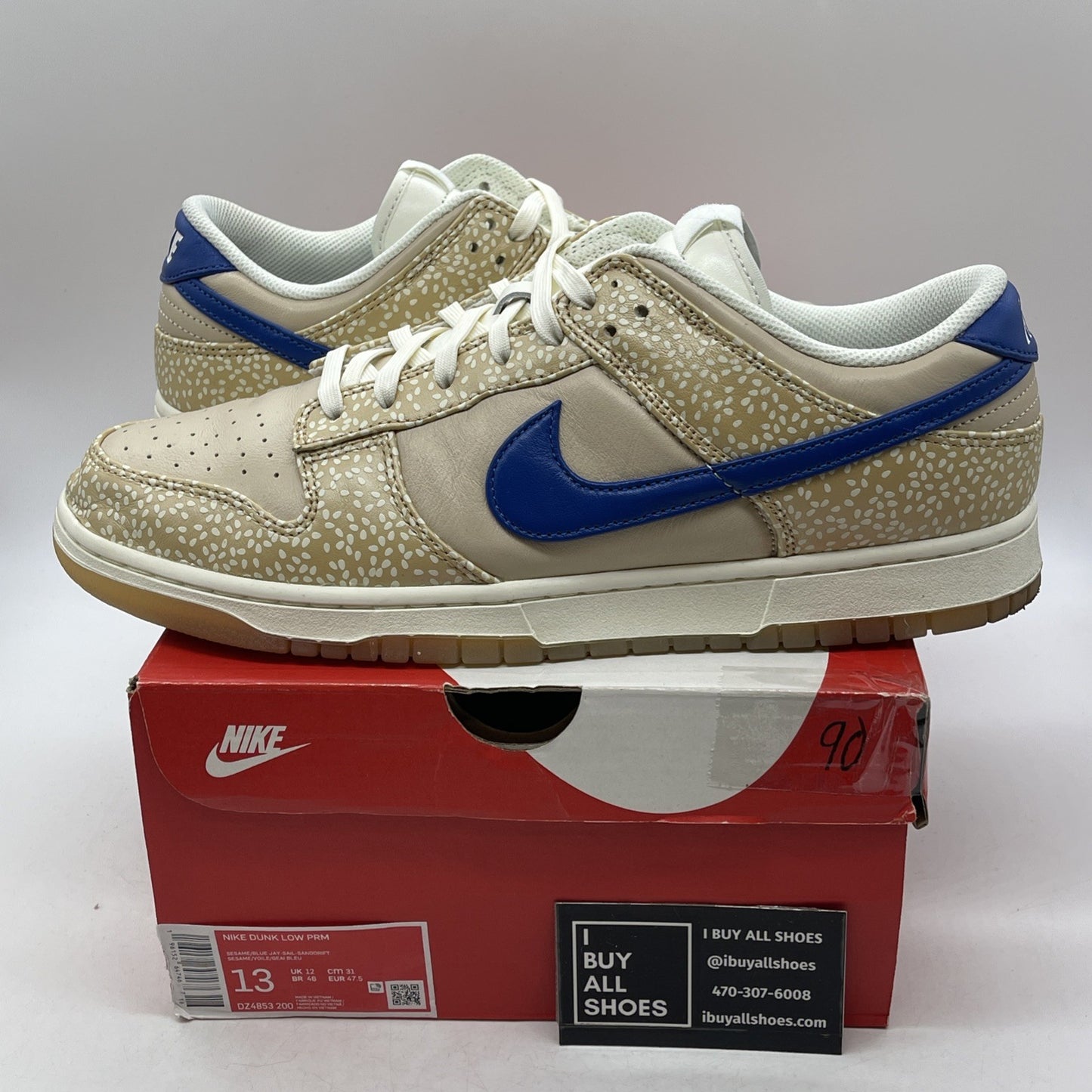 Size 13 - Nike Dunk Low Premium Montreal Bagel Sesame (DZ4853-200)
