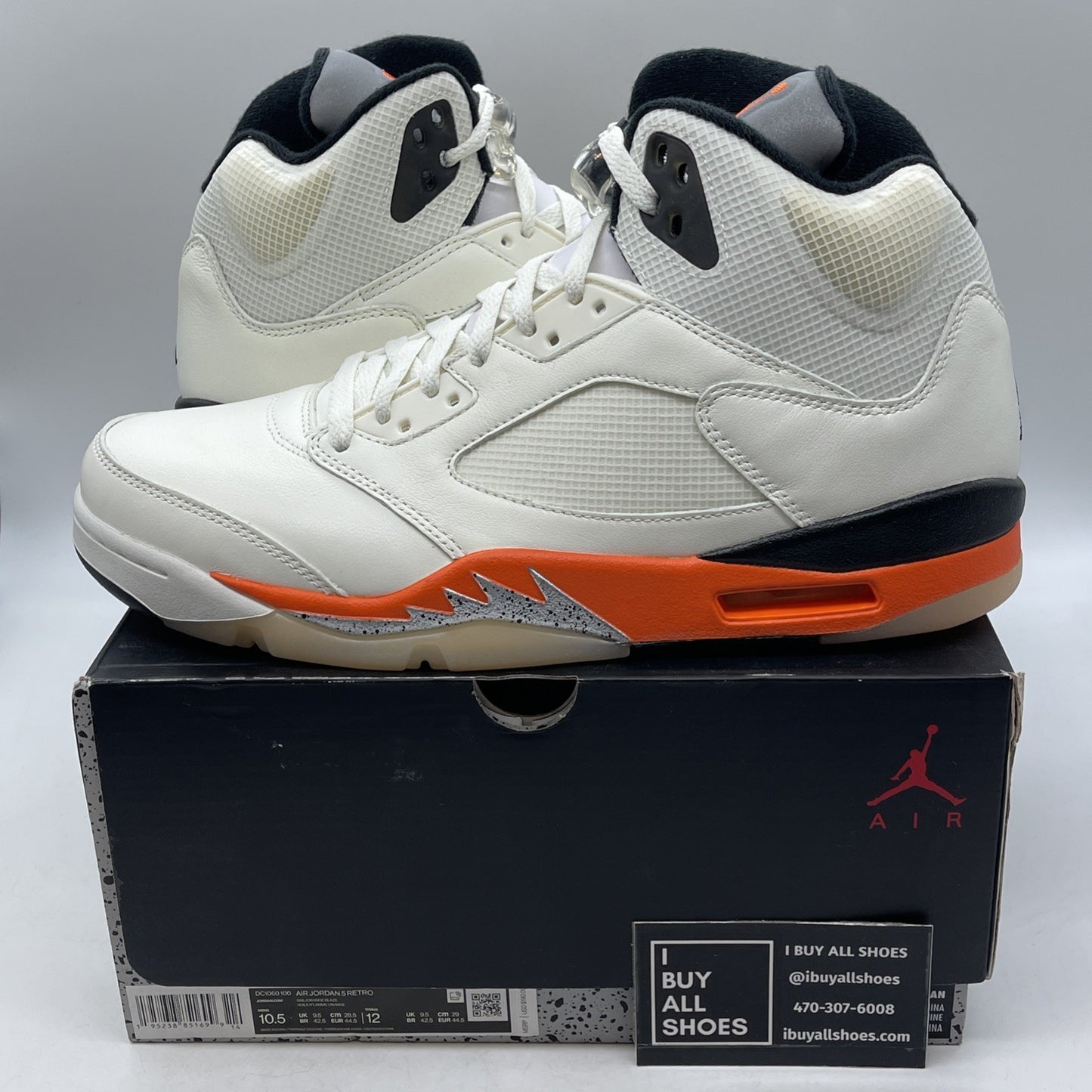 Size 10.5 - Air Jordan 5 Shattered Backboard (DC1060-100)