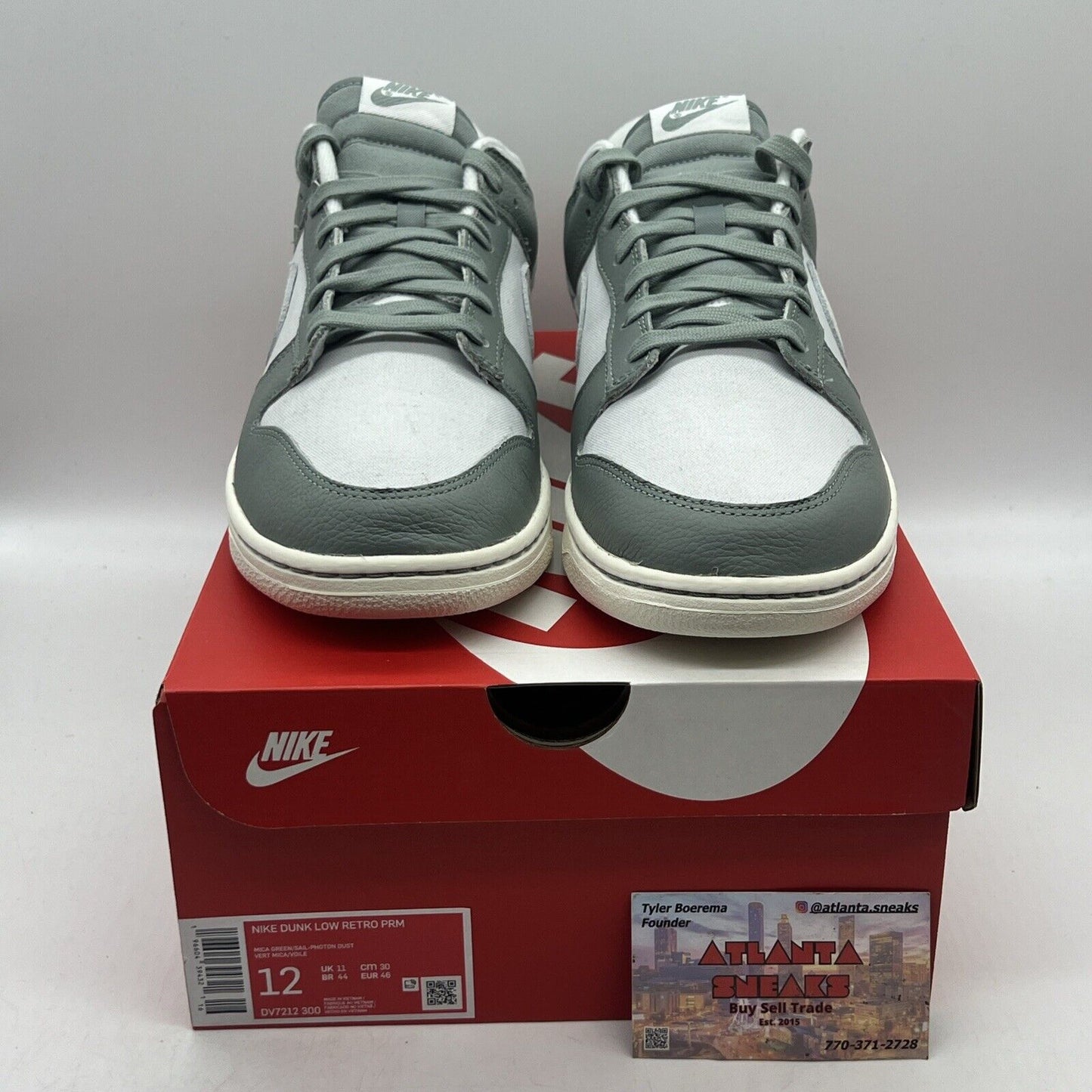 Size 12 - Nike Dunk Low Mica Green Brand New Og All