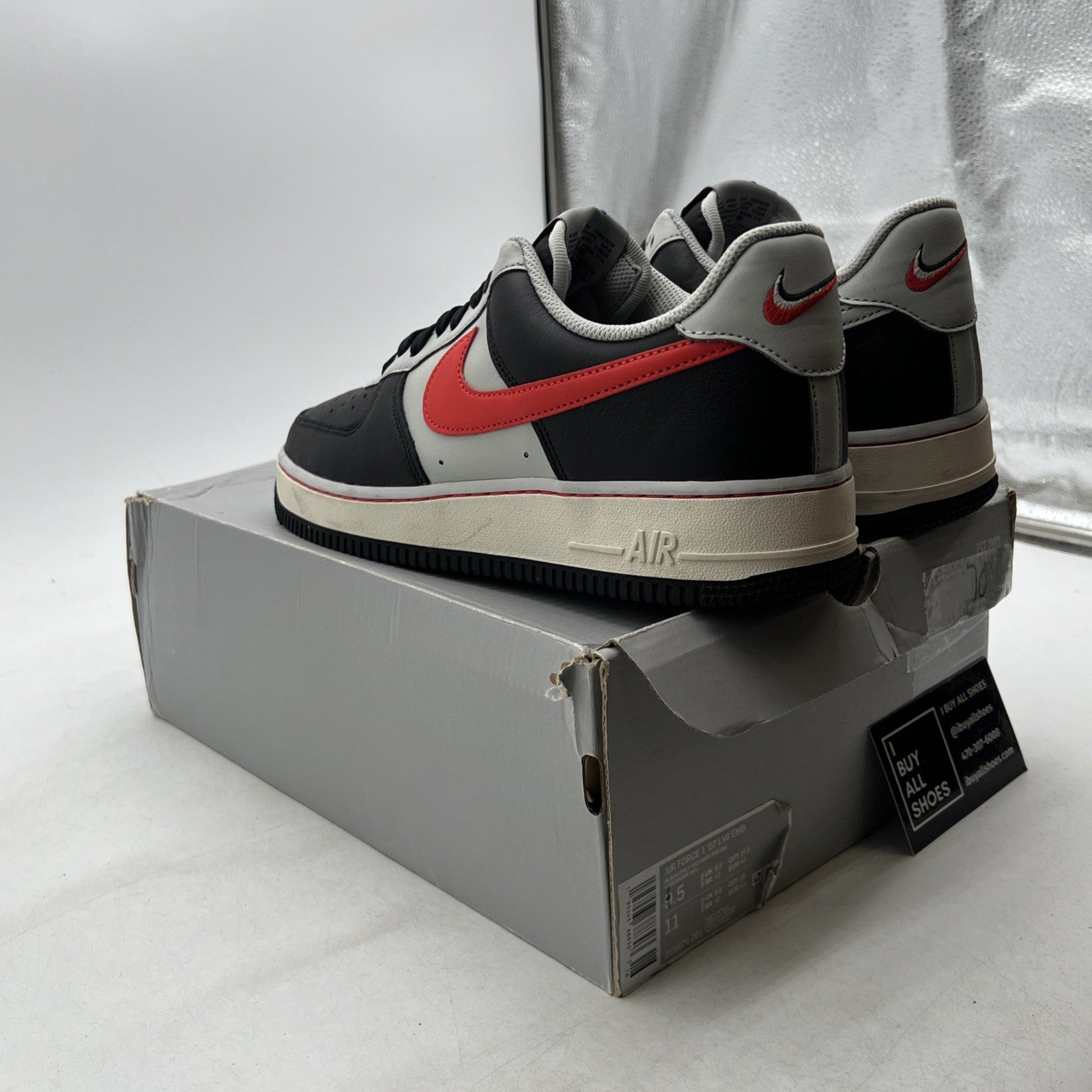 Size 9.5 - Nike Air Force 1 '07 LV8 x NBA Shoes Athletic Sneakers (DC8874-001)
