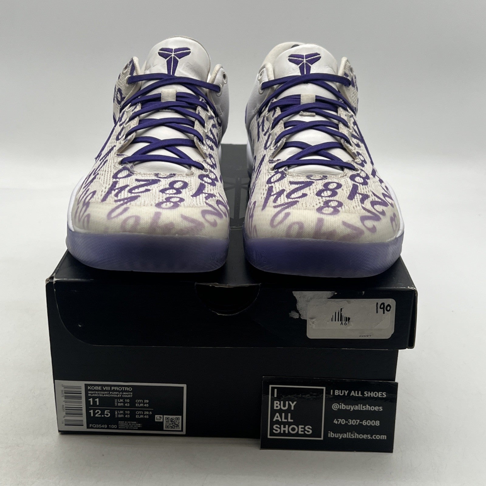 Size 11 - Nike Kobe 8 Protro Court Purple (FQ3549-100)