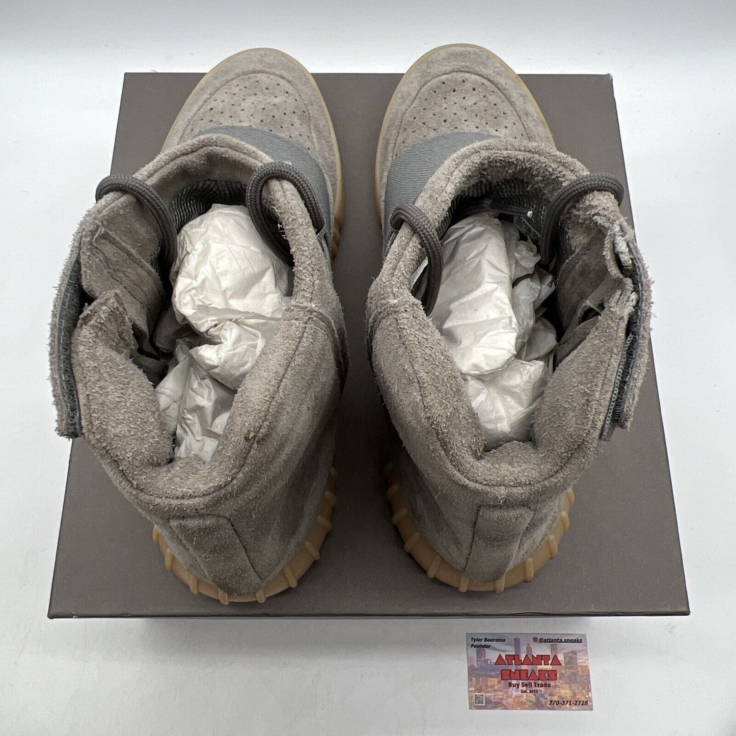 Size 11.5 - adidas Yeezy Boost 750 Grey Gum Suede (BB1840)