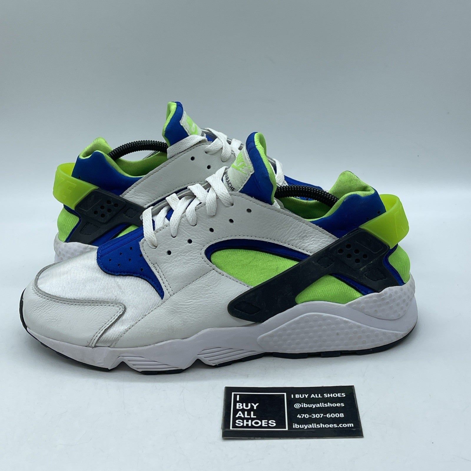 Size 11.5 - Nike Air Huarache 2021 Scream Green (DD1068-100)
