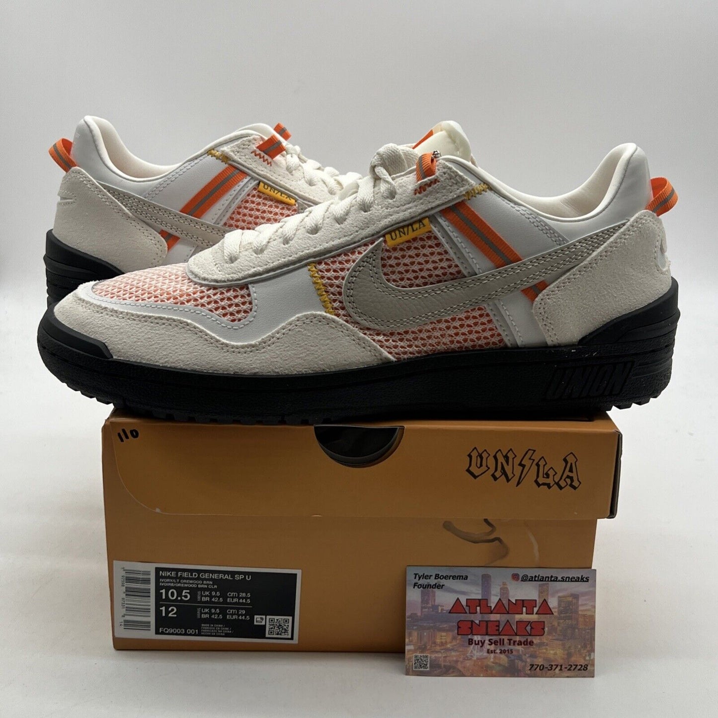 Size 10.5 - Nike Union LA x Field General Ivory (FQ9003-001)
