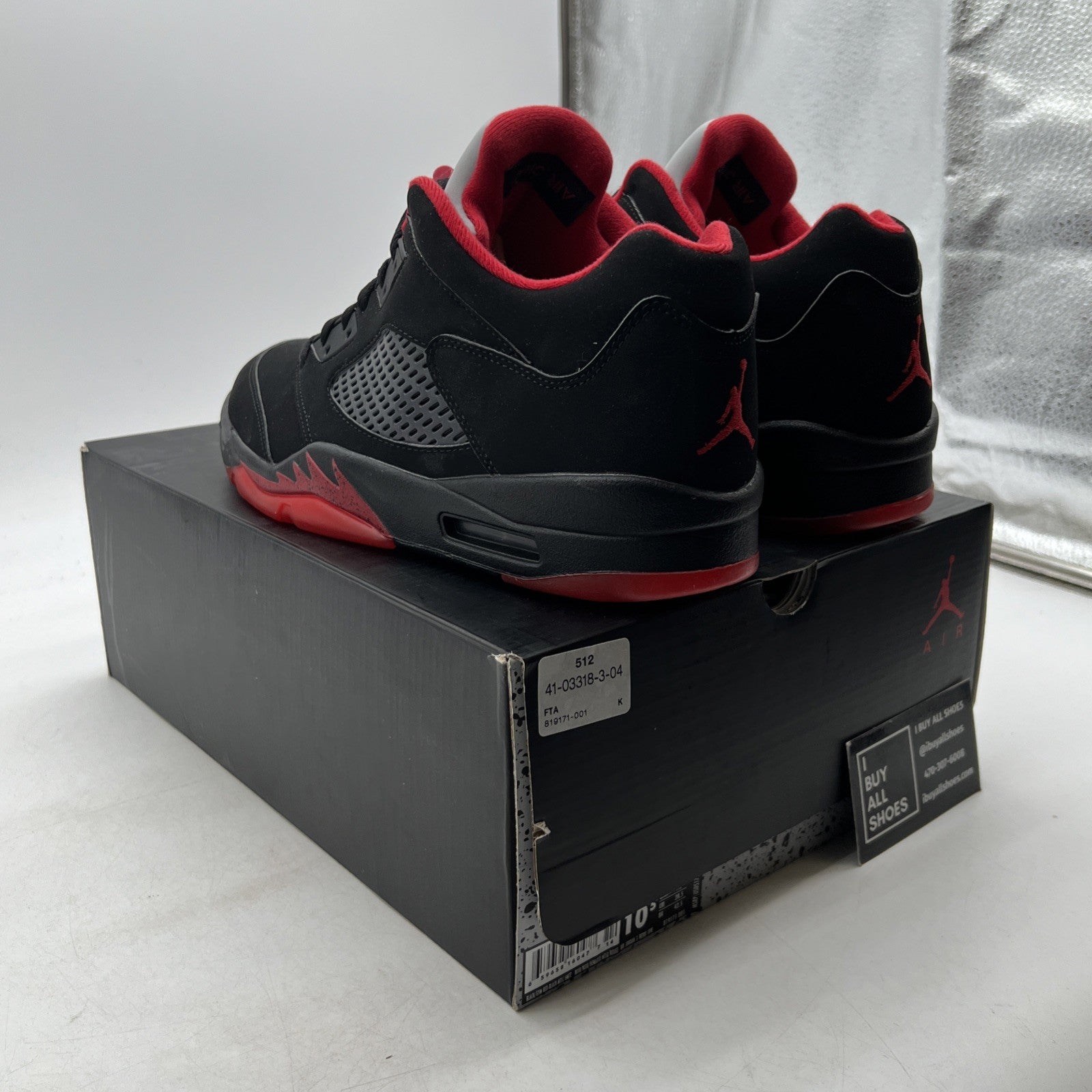 Size 10.5 - Air Jordan 5 Retro Low Alternate 90 (819171-001)