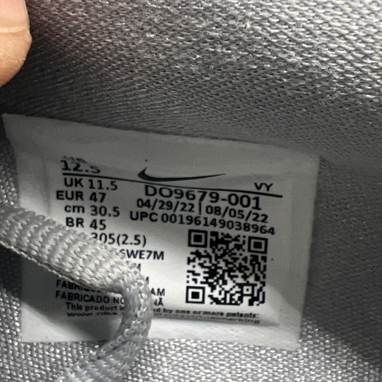 Size 12.5 - Nike Zoom Freak 4 TB Wolf Grey (DO9679-001)