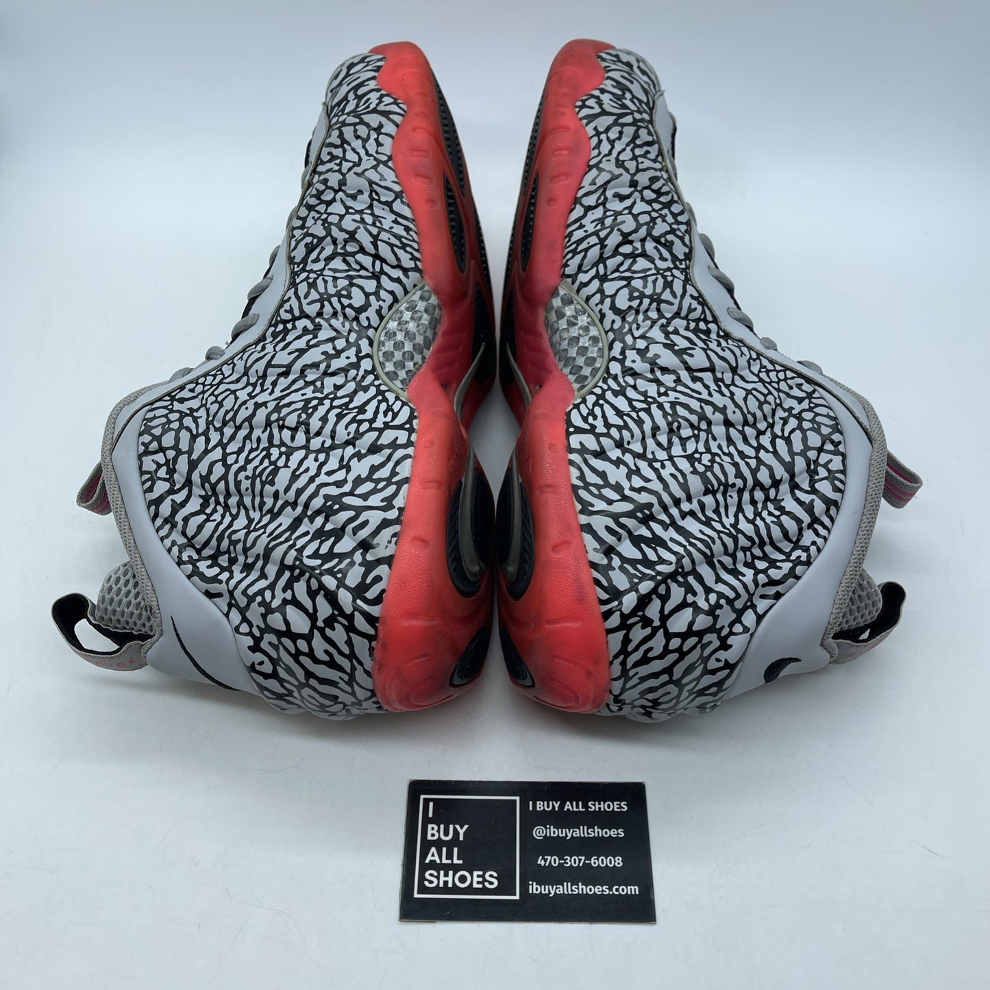 Size 11.5 - Nike Air Foamposite Pro PRM Elephant Print Grey Black (616750-002)