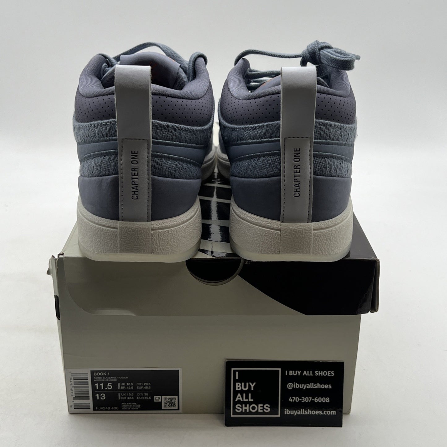 Size 11.5 - Nike Book 1 Mirage V2 Ashen Slate Basketball (FJ4249-400)