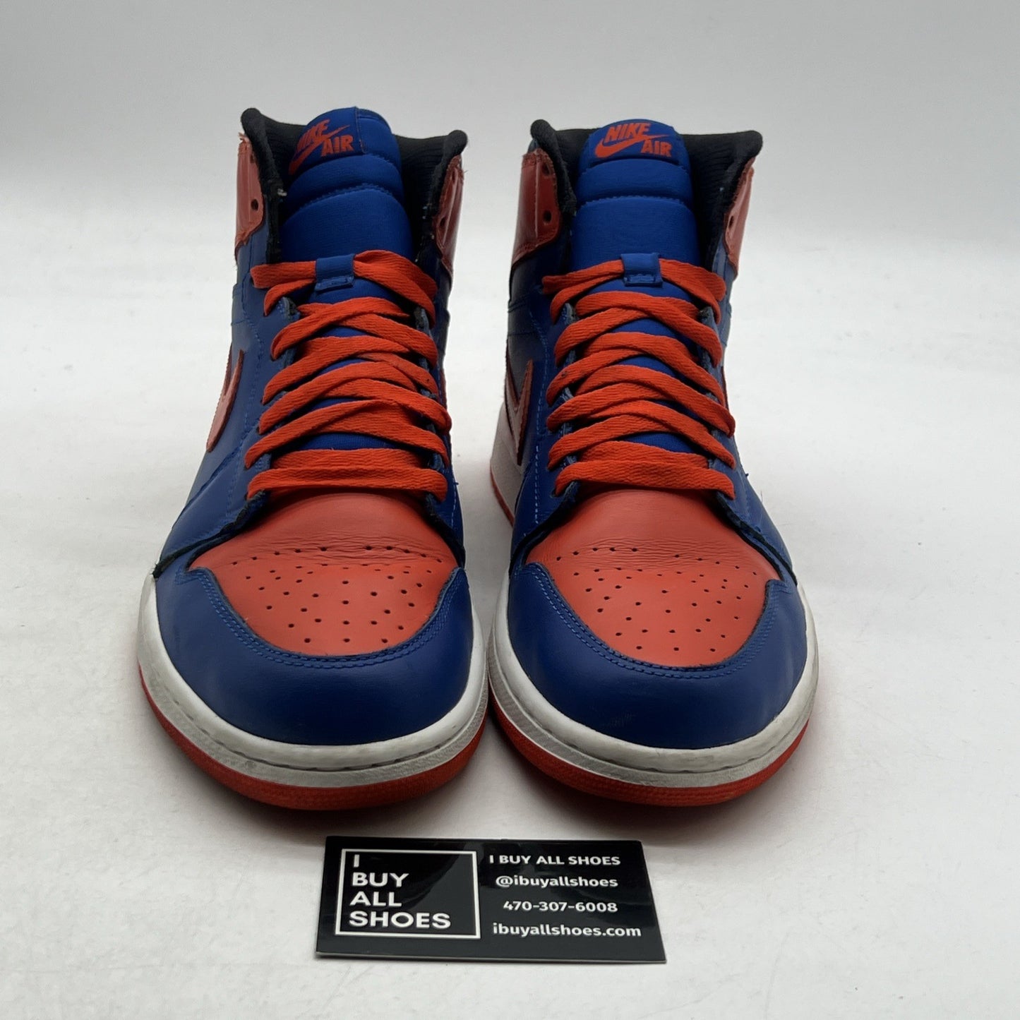 Size 12 - Air Jordan 1 Retro OG High Knicks (555088-407)