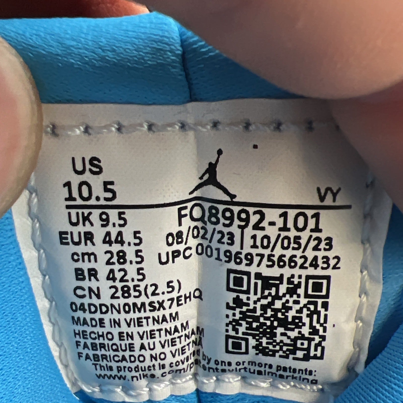 Size 10.5 - Air Jordan 9 Retro 2024 Powder Blue (FQ8992-101)